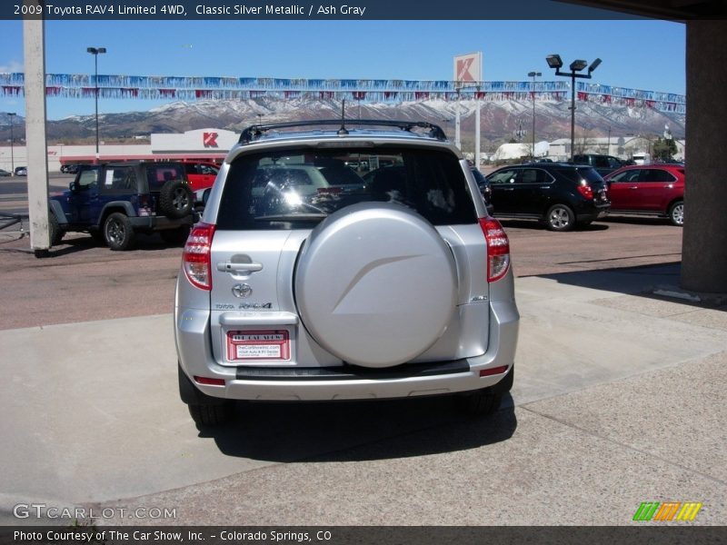 Classic Silver Metallic / Ash Gray 2009 Toyota RAV4 Limited 4WD