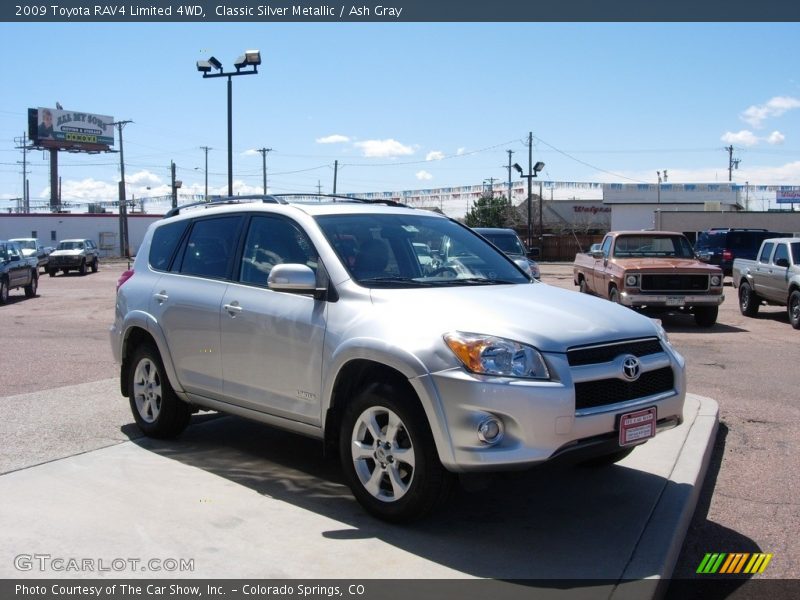 Classic Silver Metallic / Ash Gray 2009 Toyota RAV4 Limited 4WD