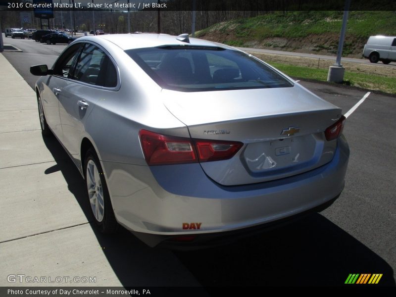 Silver Ice Metallic / Jet Black 2016 Chevrolet Malibu LT