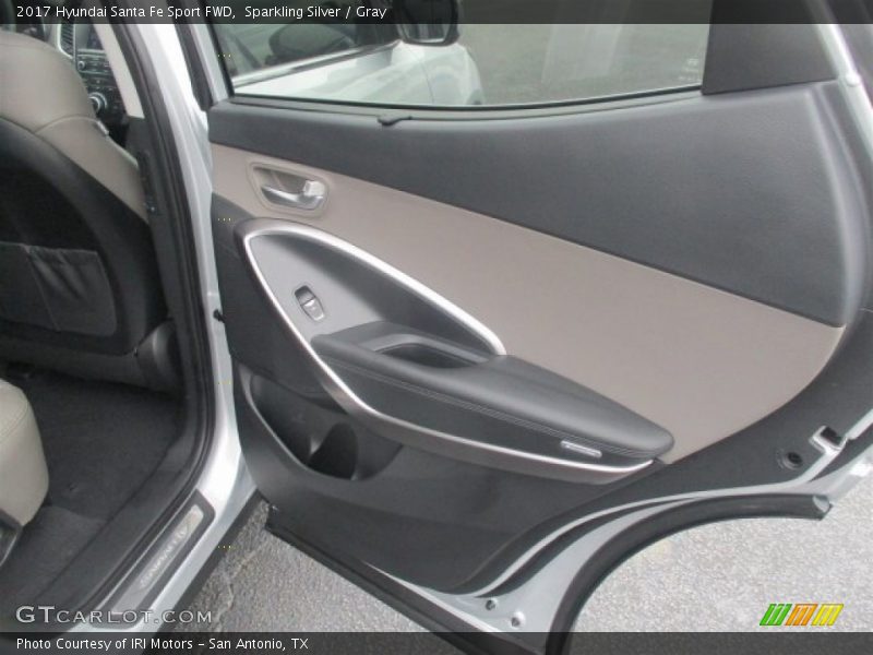 Sparkling Silver / Gray 2017 Hyundai Santa Fe Sport FWD