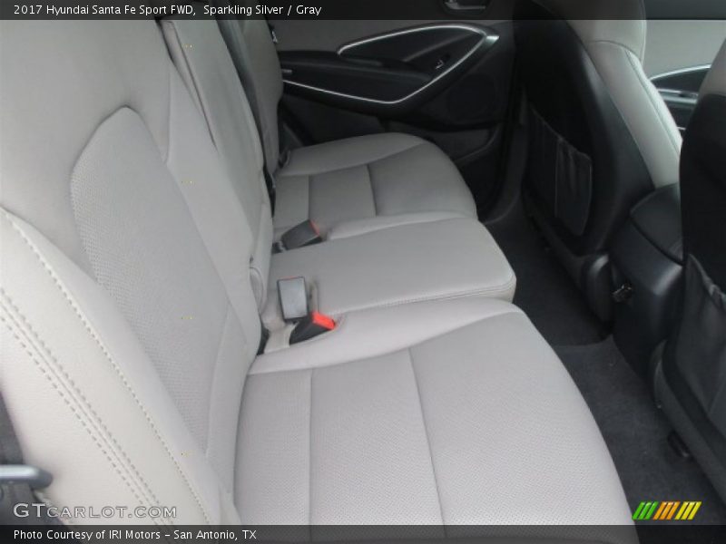 Sparkling Silver / Gray 2017 Hyundai Santa Fe Sport FWD