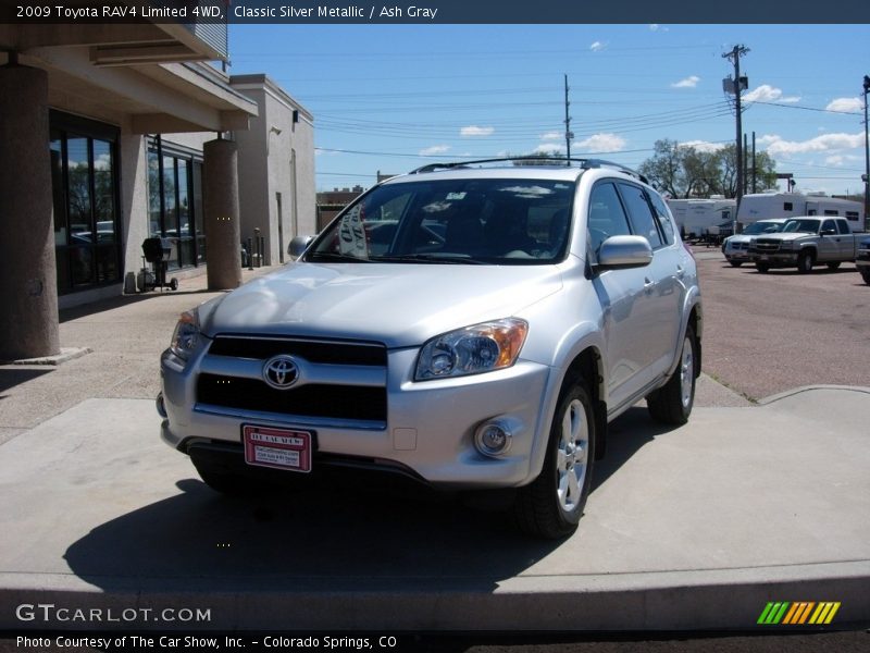 Classic Silver Metallic / Ash Gray 2009 Toyota RAV4 Limited 4WD