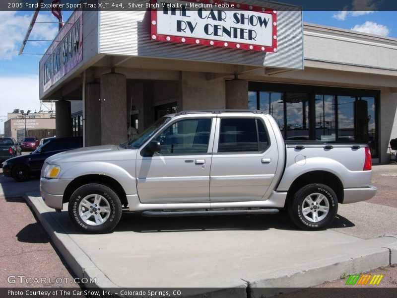 Silver Birch Metallic / Medium Pebble 2005 Ford Explorer Sport Trac XLT 4x4