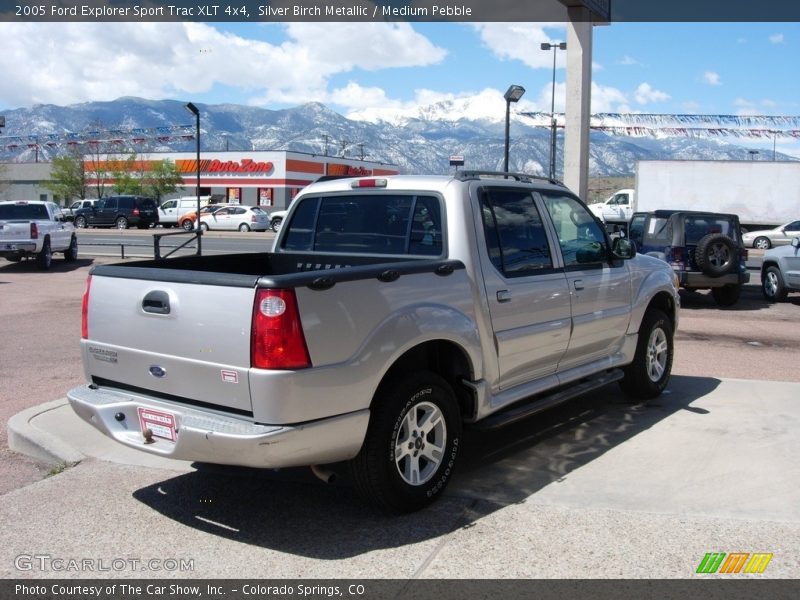 Silver Birch Metallic / Medium Pebble 2005 Ford Explorer Sport Trac XLT 4x4