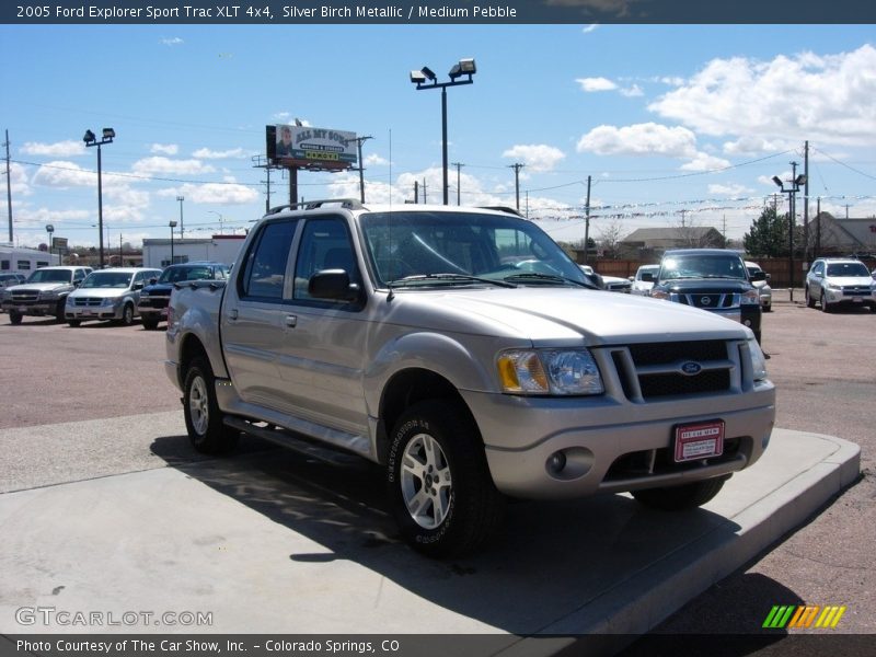 Silver Birch Metallic / Medium Pebble 2005 Ford Explorer Sport Trac XLT 4x4