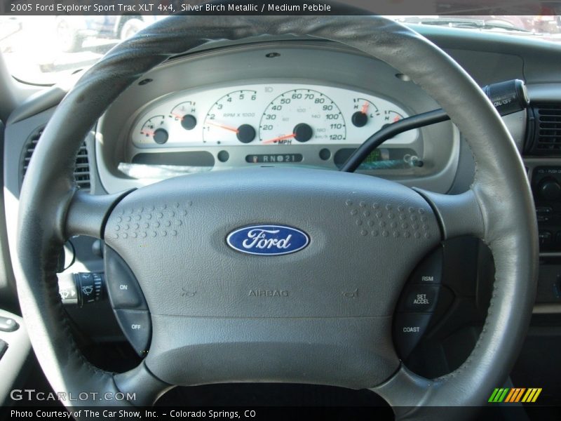 Silver Birch Metallic / Medium Pebble 2005 Ford Explorer Sport Trac XLT 4x4