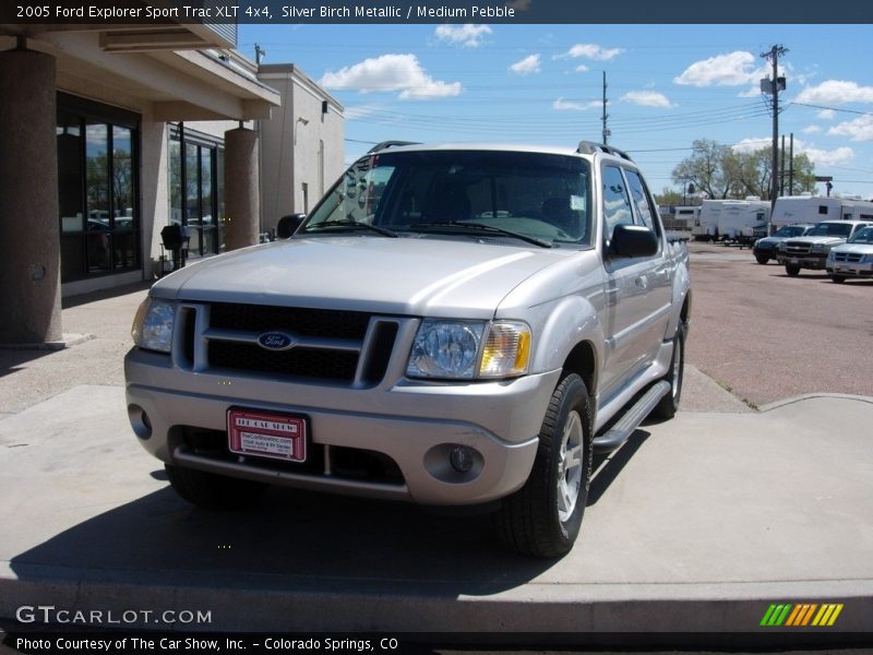 Silver Birch Metallic / Medium Pebble 2005 Ford Explorer Sport Trac XLT 4x4