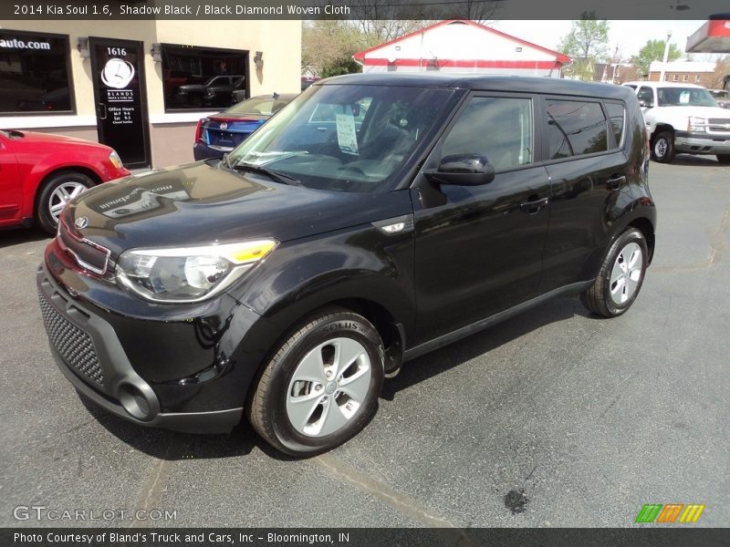 Shadow Black / Black Diamond Woven Cloth 2014 Kia Soul 1.6