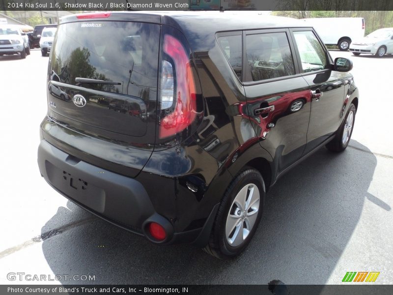 Shadow Black / Black Diamond Woven Cloth 2014 Kia Soul 1.6
