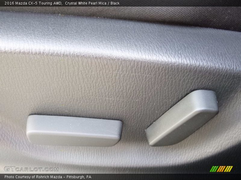 Crystal White Pearl Mica / Black 2016 Mazda CX-5 Touring AWD