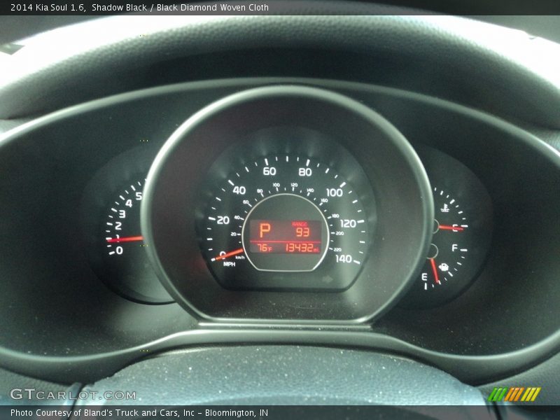 Shadow Black / Black Diamond Woven Cloth 2014 Kia Soul 1.6