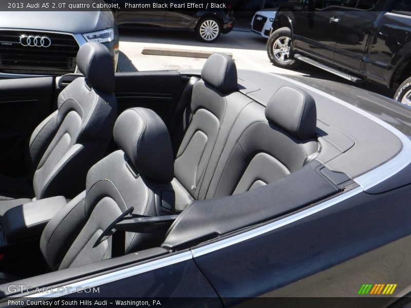 Phantom Black Pearl Effect / Black 2013 Audi A5 2.0T quattro Cabriolet