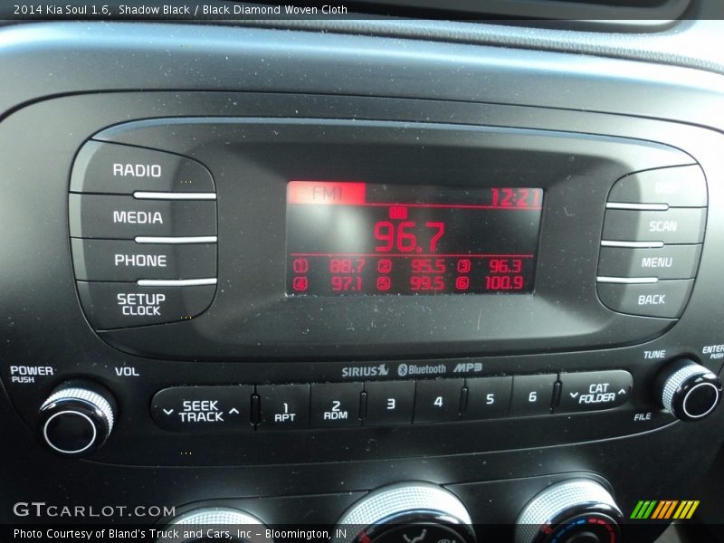 Shadow Black / Black Diamond Woven Cloth 2014 Kia Soul 1.6