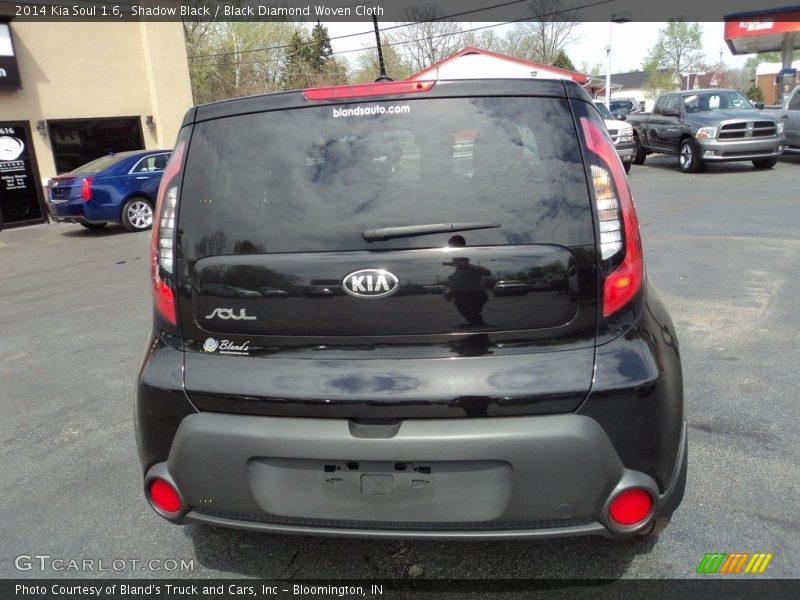 Shadow Black / Black Diamond Woven Cloth 2014 Kia Soul 1.6