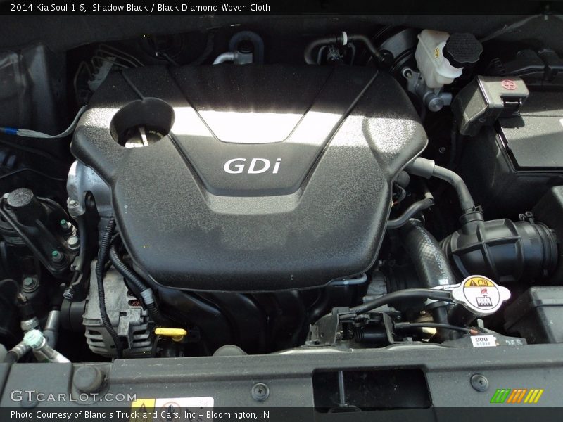 Shadow Black / Black Diamond Woven Cloth 2014 Kia Soul 1.6