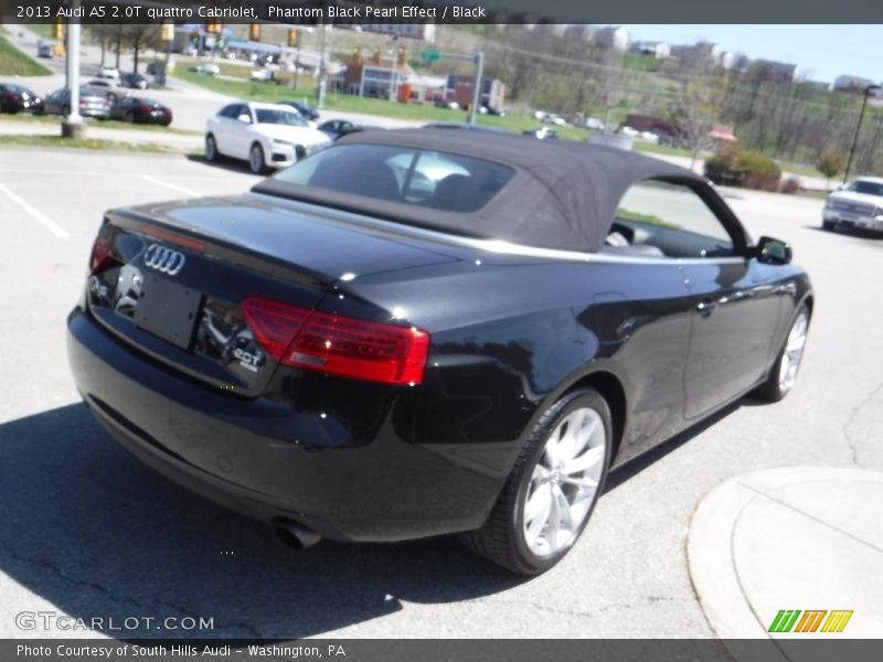 Phantom Black Pearl Effect / Black 2013 Audi A5 2.0T quattro Cabriolet