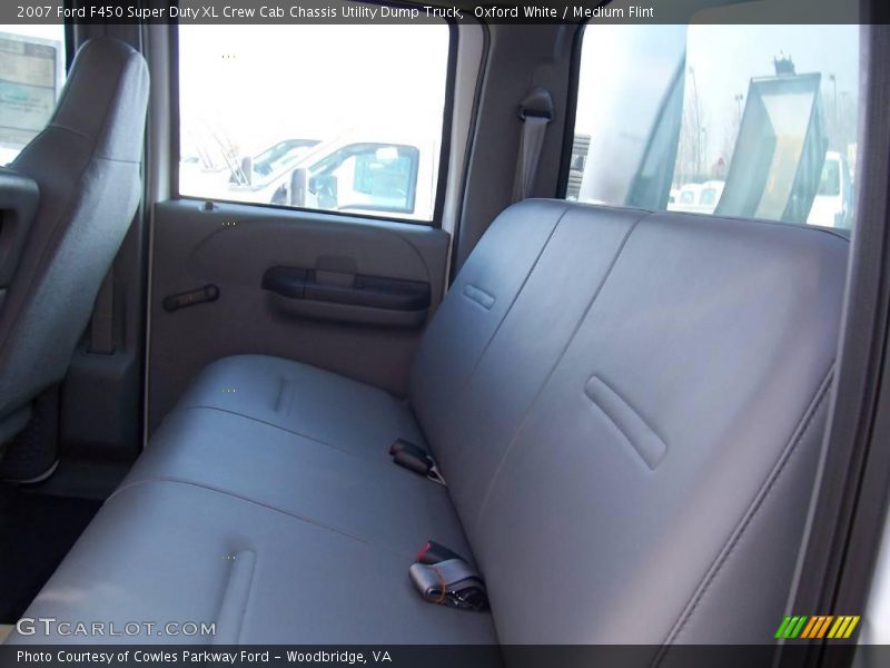 Oxford White / Medium Flint 2007 Ford F450 Super Duty XL Crew Cab Chassis Utility Dump Truck