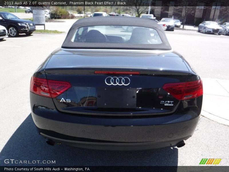 Phantom Black Pearl Effect / Black 2013 Audi A5 2.0T quattro Cabriolet