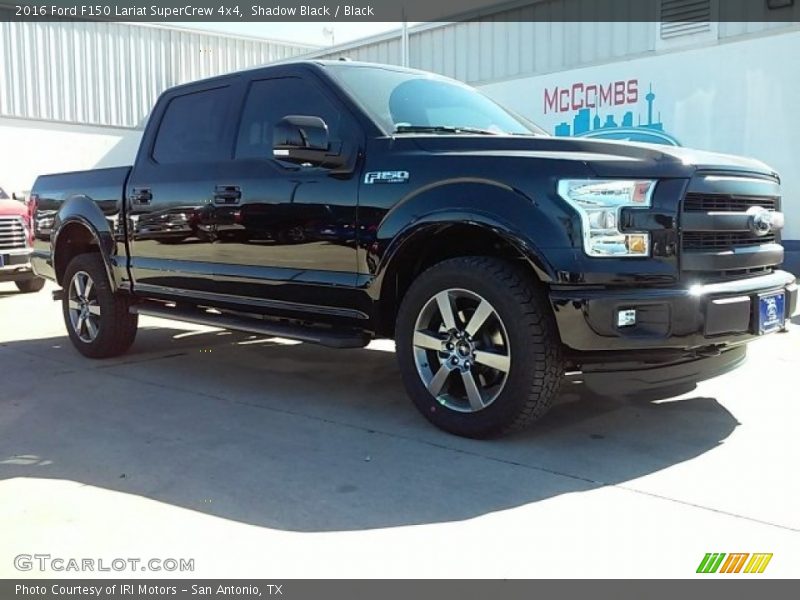 Shadow Black / Black 2016 Ford F150 Lariat SuperCrew 4x4