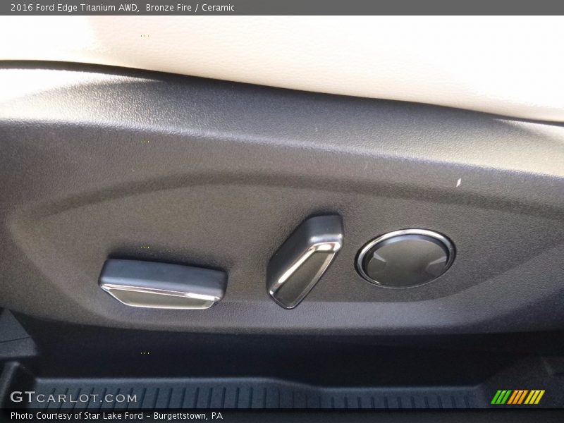 Bronze Fire / Ceramic 2016 Ford Edge Titanium AWD