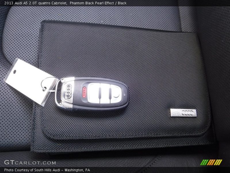 Phantom Black Pearl Effect / Black 2013 Audi A5 2.0T quattro Cabriolet