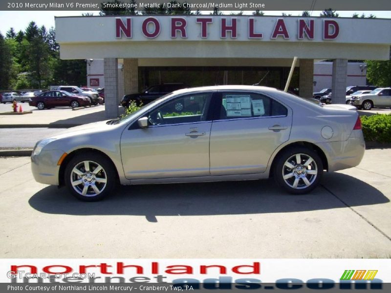 Smokestone Metallic / Dark Charcoal/Medium Light Stone 2010 Mercury Milan V6 Premier