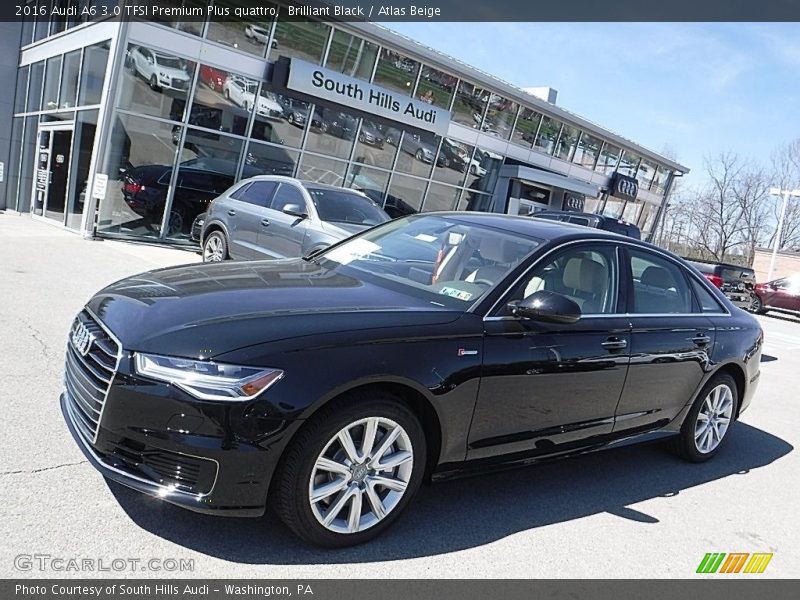 Brilliant Black / Atlas Beige 2016 Audi A6 3.0 TFSI Premium Plus quattro