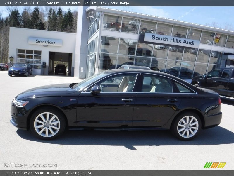 Brilliant Black / Atlas Beige 2016 Audi A6 3.0 TFSI Premium Plus quattro