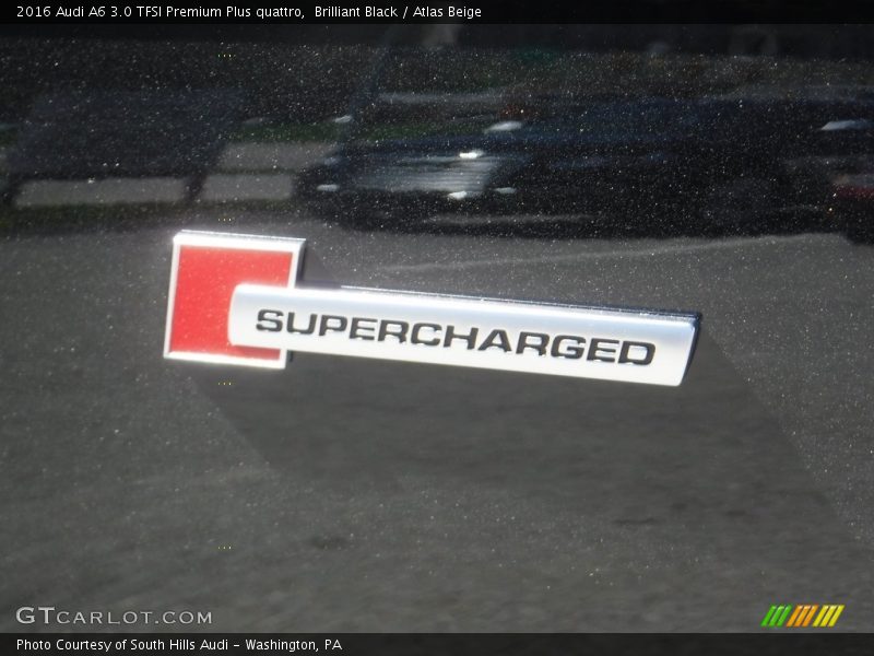 Brilliant Black / Atlas Beige 2016 Audi A6 3.0 TFSI Premium Plus quattro
