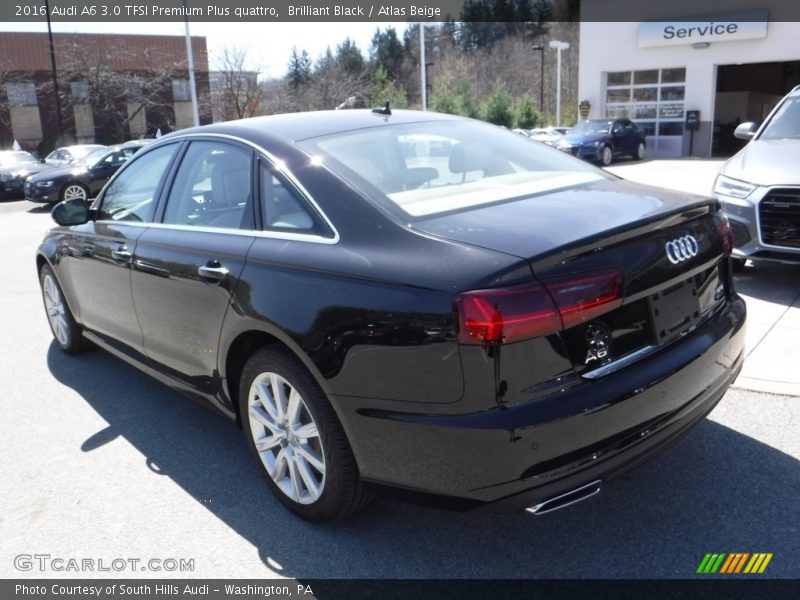 Brilliant Black / Atlas Beige 2016 Audi A6 3.0 TFSI Premium Plus quattro