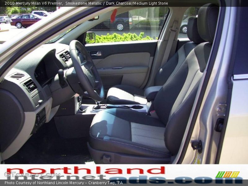 Smokestone Metallic / Dark Charcoal/Medium Light Stone 2010 Mercury Milan V6 Premier