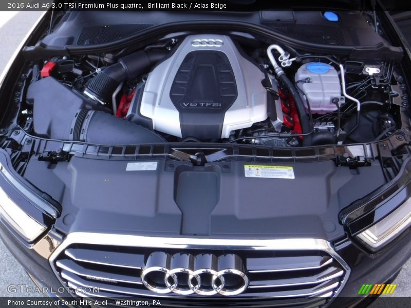 Brilliant Black / Atlas Beige 2016 Audi A6 3.0 TFSI Premium Plus quattro