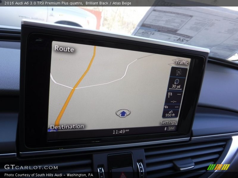 Brilliant Black / Atlas Beige 2016 Audi A6 3.0 TFSI Premium Plus quattro