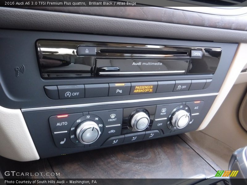 Brilliant Black / Atlas Beige 2016 Audi A6 3.0 TFSI Premium Plus quattro