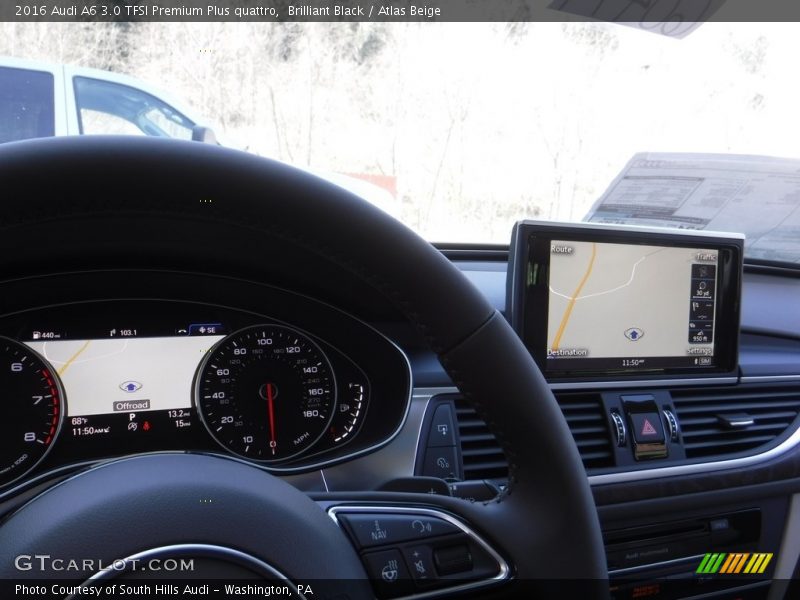 Brilliant Black / Atlas Beige 2016 Audi A6 3.0 TFSI Premium Plus quattro