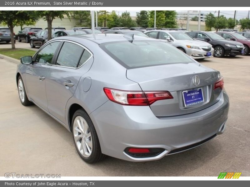 Slate Silver Metallic / Ebony 2016 Acura ILX Premium