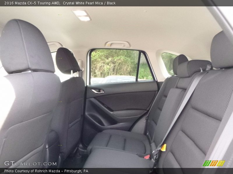 Crystal White Pearl Mica / Black 2016 Mazda CX-5 Touring AWD
