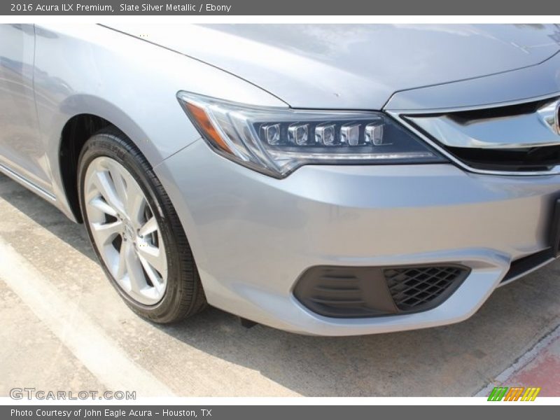 Slate Silver Metallic / Ebony 2016 Acura ILX Premium