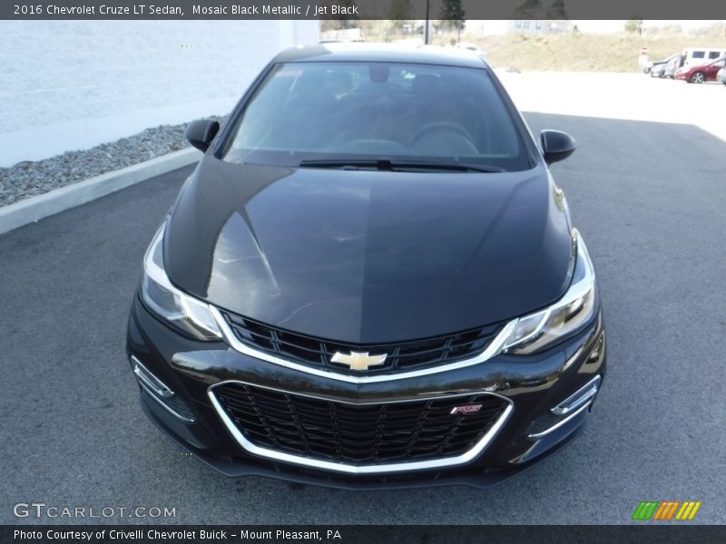 Mosaic Black Metallic / Jet Black 2016 Chevrolet Cruze LT Sedan