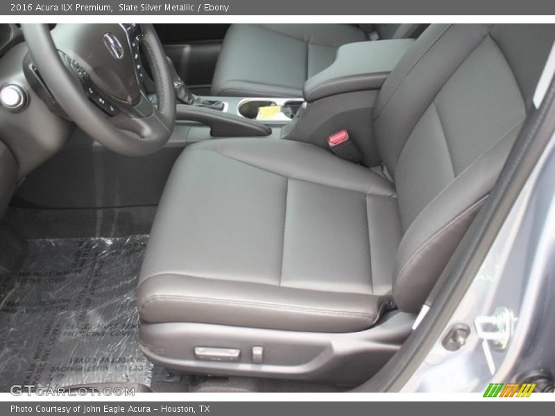 Slate Silver Metallic / Ebony 2016 Acura ILX Premium