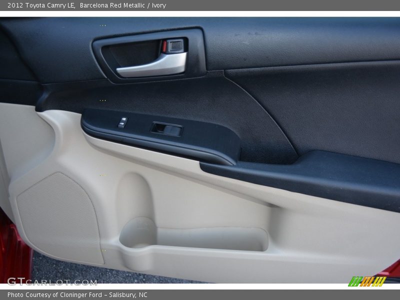Barcelona Red Metallic / Ivory 2012 Toyota Camry LE