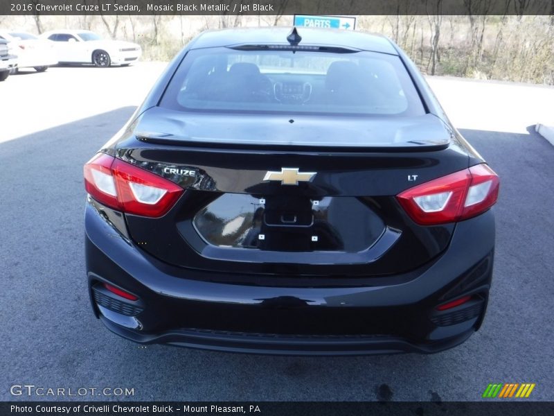 Mosaic Black Metallic / Jet Black 2016 Chevrolet Cruze LT Sedan
