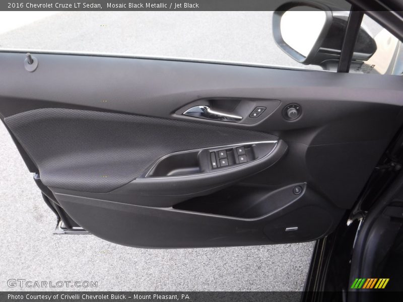 Mosaic Black Metallic / Jet Black 2016 Chevrolet Cruze LT Sedan