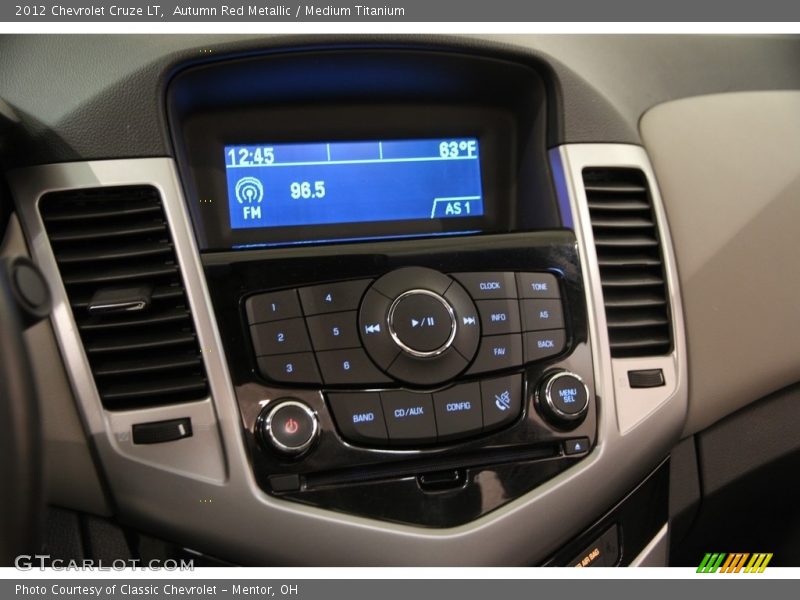 Controls of 2012 Cruze LT