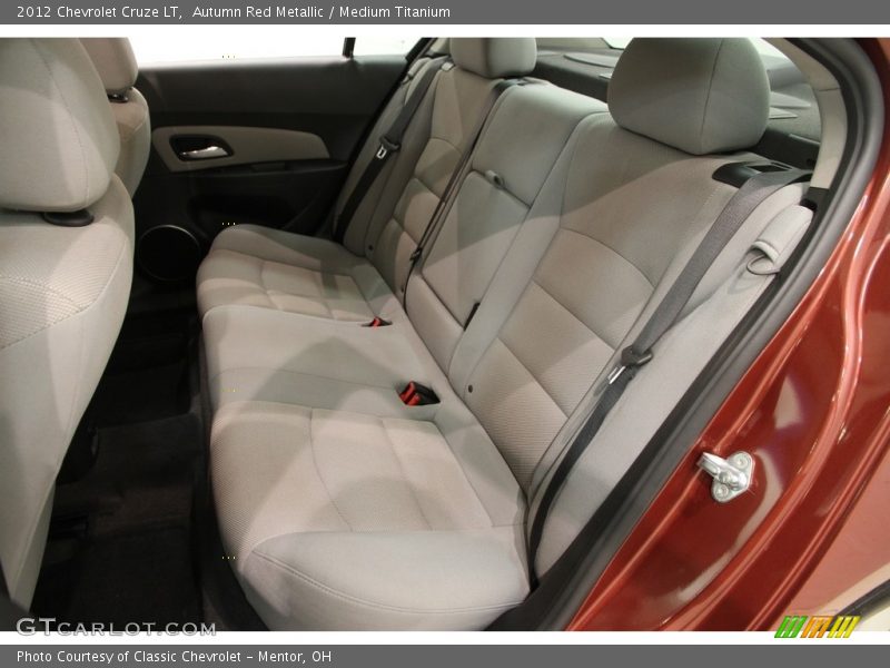 Rear Seat of 2012 Cruze LT