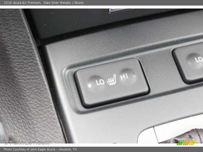 Slate Silver Metallic / Ebony 2016 Acura ILX Premium