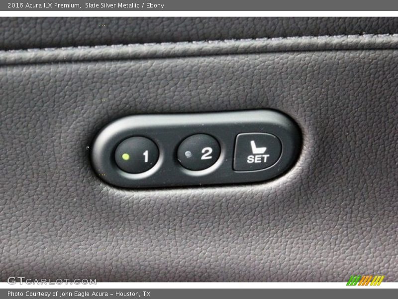 Slate Silver Metallic / Ebony 2016 Acura ILX Premium