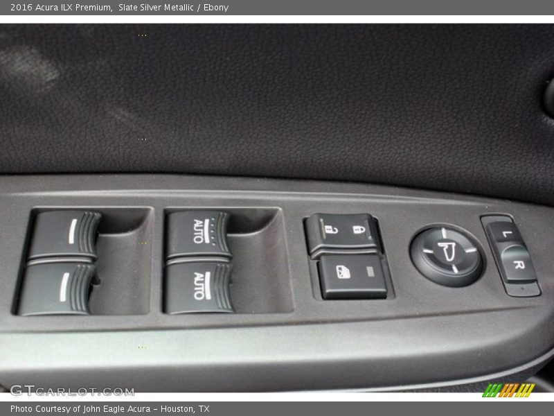 Slate Silver Metallic / Ebony 2016 Acura ILX Premium
