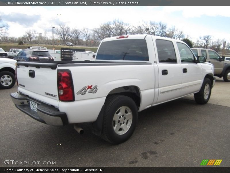 Summit White / Dark Charcoal 2004 Chevrolet Silverado 1500 LS Crew Cab 4x4