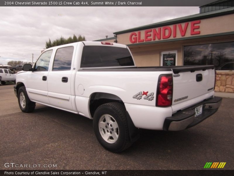 Summit White / Dark Charcoal 2004 Chevrolet Silverado 1500 LS Crew Cab 4x4